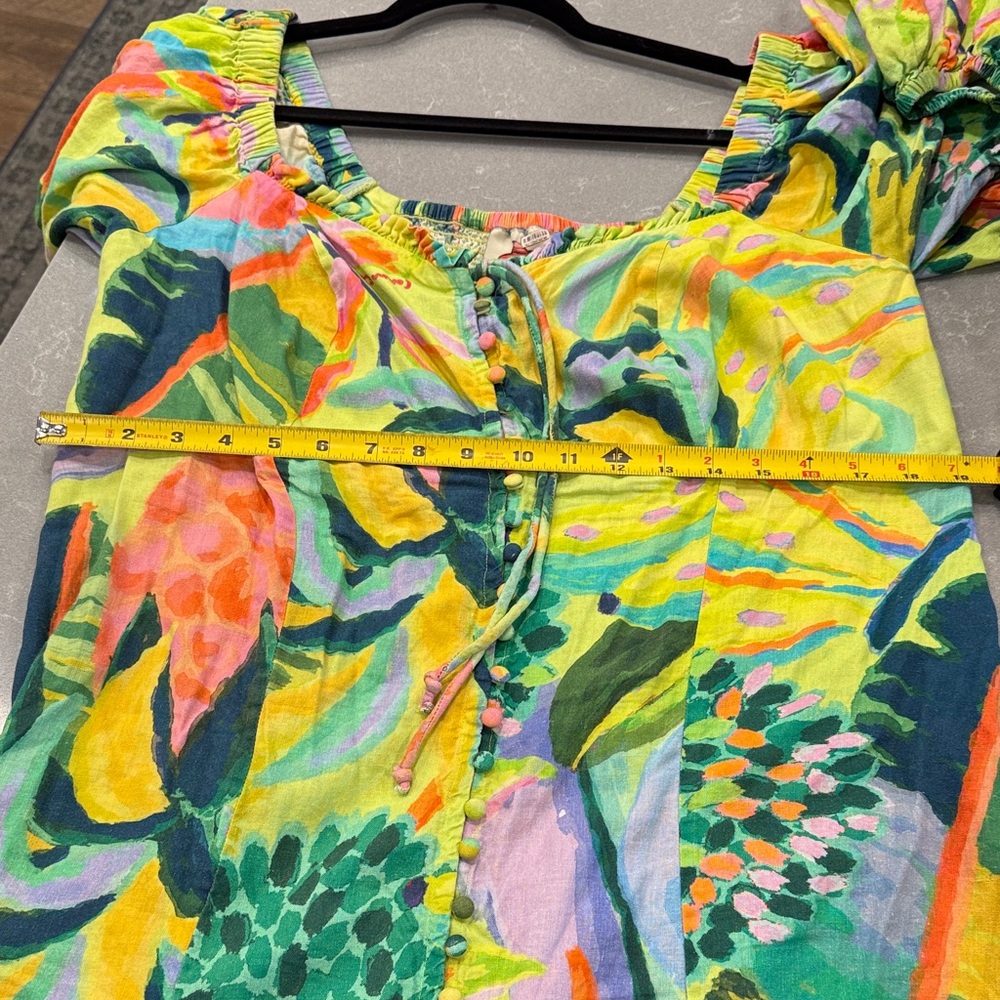 FARM Rio Vibrant Multicolor Midi Dress - Picture 5 of 5